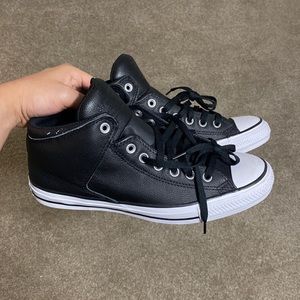 Converse high street leather mid